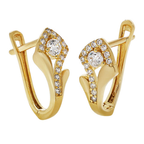 Cercei, Aur Galben, 14 k, 2.18 gr, Cod Produs: 762634 - 1