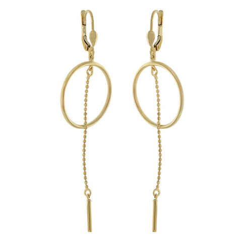 Cercei, Aur Galben, 14 k, 3.05 gr, Cod Produs: 763135 - 1