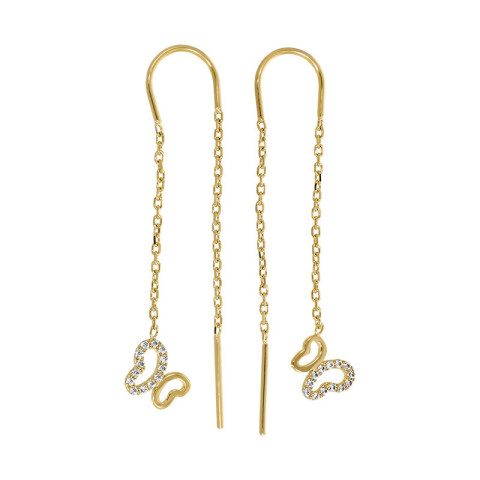 Cercei, Aur Galben, 14 k, 2.17 gr, Cod Produs: 763190 - 1