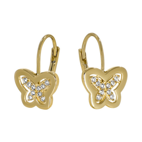 Cercei, Aur Galben, 14 k, 1.89 gr, Cod Produs: 763257 - 1