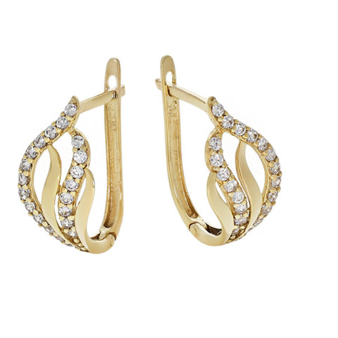 Cercei, Aur Galben, 14 k, 1.88 gr, Cod Produs: 763258 - 1