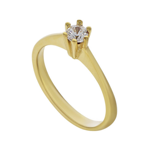 Inel De Logodna, Aur Galben, 14 k, 1.86 gr, Cod Produs: 763331 - 1