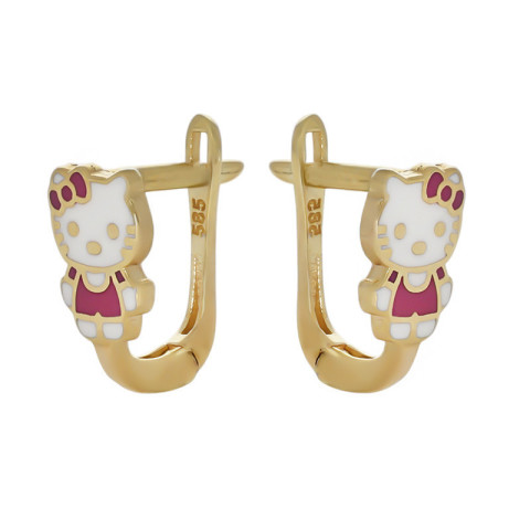 Cercei, Aur Galben, 14 k, 1.41 gr, Cod Produs: 763605 - 1