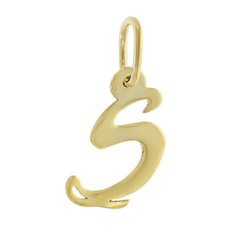 Pandantiv Initiala, Aur Galben, 14 k, 0.39 gr, Cod Produs: 763749 - 1