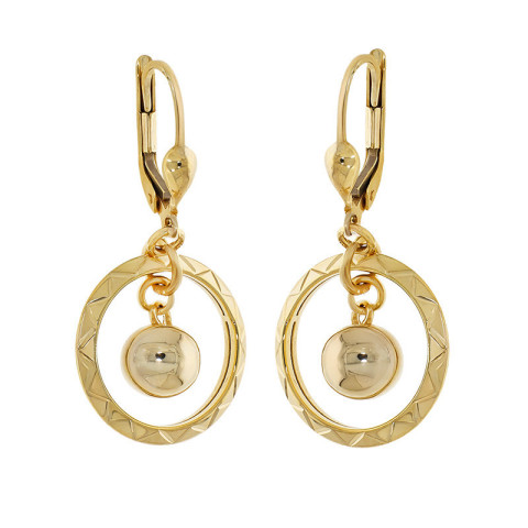 Cercei, Aur Galben, 14 k, 3.41 gr, Cod Produs: 763784 - 1