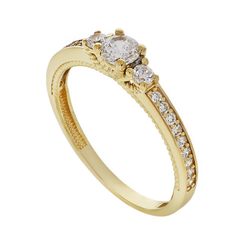 Inel De Logodna, Aur Galben, 14 k, 2.01 gr, Cod Produs: 763853 - 1