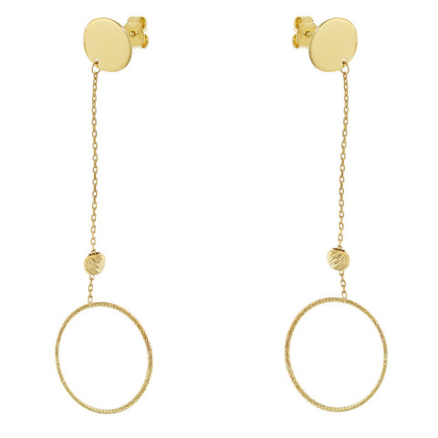 Cercei, Aur Galben, 14 k, 2.19 gr, Cod Produs: 764401 - 1