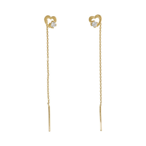 Cercei, Aur Galben, 14 k, 1.36 gr, Cod Produs: 766587 - 1