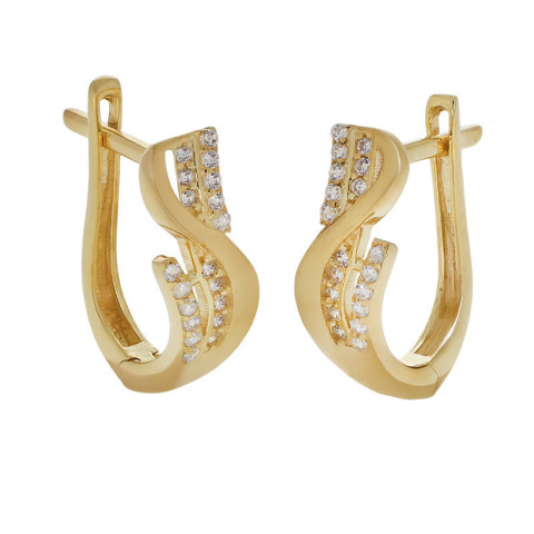 Cercei, Aur Galben, 14 k, 2.37 gr, Cod Produs: 768626 - 1