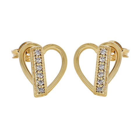 Cercei, Aur Galben, 14 k, 1.21 gr, Cod Produs: 769506 - 2