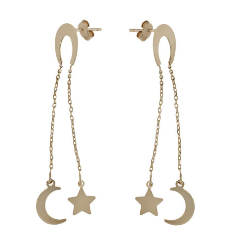 Cercei, Aur Galben, 14 k, 1.82 gr, Cod Produs: 769607 - 1