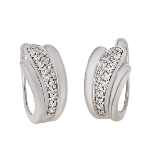 Cercei, Aur Alb, 14 k, 3.97 gr, Cod Produs: 769868 - 1