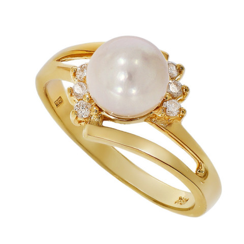 Inel, Aur Galben, 18 k, 3.91 gr, cu Diamante, Cod Produs: 769872 - 2