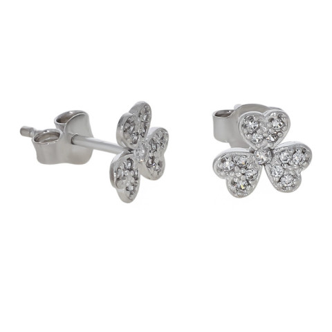 Cercei, Aur Alb, 14 k, 1.26 gr, Cod Produs: 770880 - 1