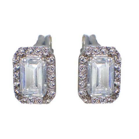 Cercei, Aur Alb, 14 k, 1.69 gr, Cod Produs: 771488 - 1