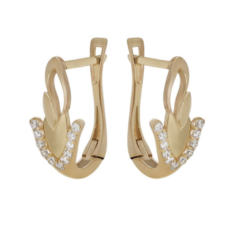 Cercei, Aur Galben, 14 k, 1.85 gr, Cod Produs: 771502 - 1