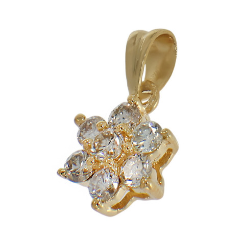 Pandantiv, Aur Galben, 18 k, 0.76 gr, cu Diamante, Cod Produs: 771732 - 2