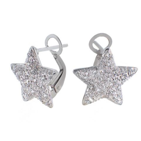 Cercei, Aur Alb, 18 k, 4.16 gr, Cod Produs: 772279 - 1