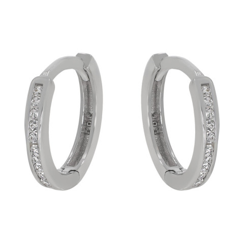 Cercei, Aur Alb, 14 k, 1.35 gr, Cod Produs: 772895 - 1