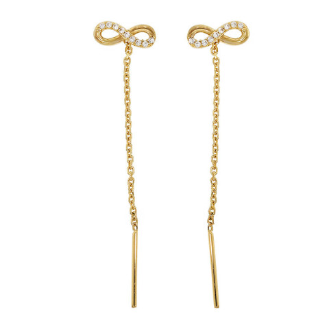 Cercei, Aur Galben, 14 k, 1.26 gr, Cod Produs: 773018 - 1