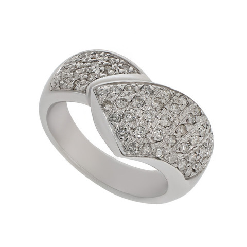 Inel, Aur Alb, 18 k, 7.3 gr, cu Diamante, Cod Produs: 775212 - 2