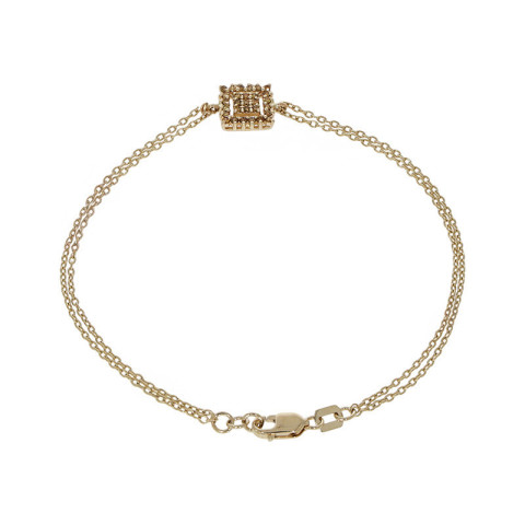 Bratara, Aur Galben, 14 k, 2.15 gr, cu Diamante, Cod Produs: 781539 - 2