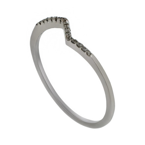 Inel, Aur Alb, 14 k, 1.02 gr, Cod Produs: 784128 - 2