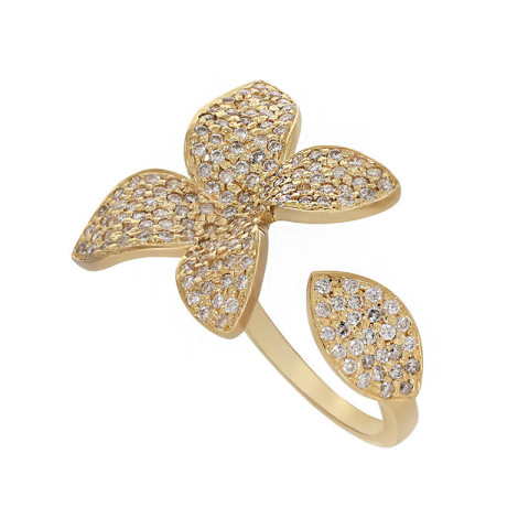 Inel, Aur Galben, 18 k, 5.32 gr, cu Diamante, Cod Produs: 786584 - 2