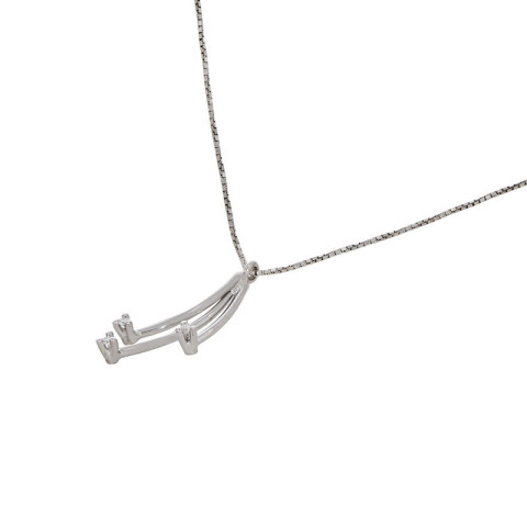 Colier, Aur Alb, 18 k, 1.97 gr, cu Diamante, Cod Produs: 786773 - 2