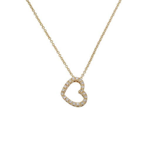 Colier, Aur Galben, 18 k, 3.21 gr, cu Diamante, Cod Produs: 788572 - 2