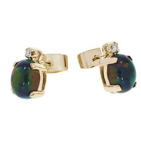 Cercei, Aur Galben, 14 k, 3.58 gr, cu Diamante, Cod Produs: 790119 - 2