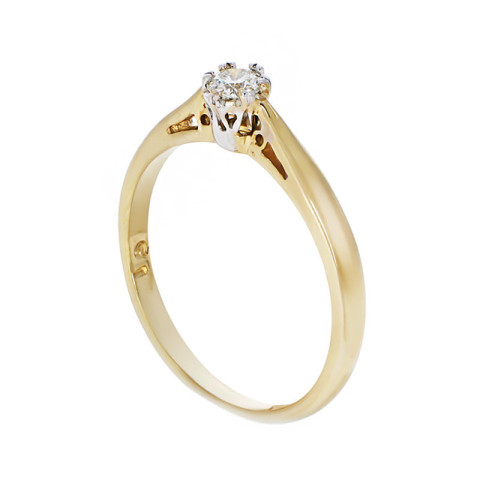 Inel De Logodna, Aur Galben, 14 k, 3.13 gr, Cod Produs: 790908 - 2