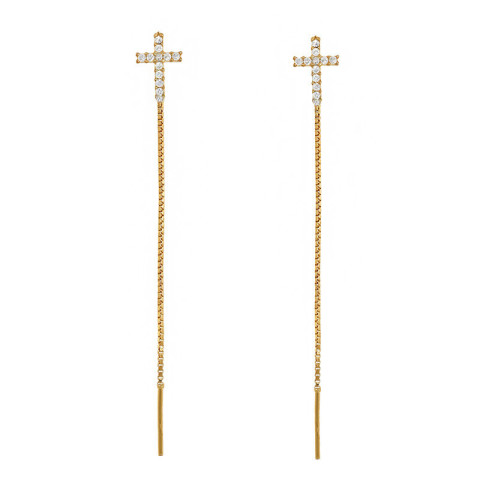 Cercei, Aur Galben, 14 k, 1.11 gr, Cod Produs: 793160 - 1