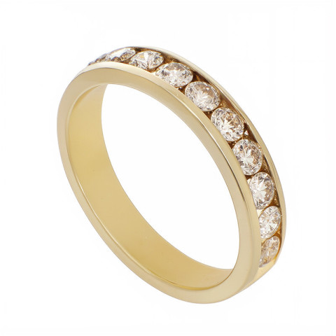 Inel, Aur Galben, 14 k, 4.2 gr, cu Diamante, Cod Produs: 796062 - 2