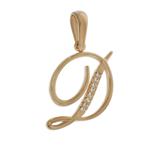 Pandantiv Initiala, Aur Galben, 14 k, 2.23 gr, Cod Produs: 796589 - 1