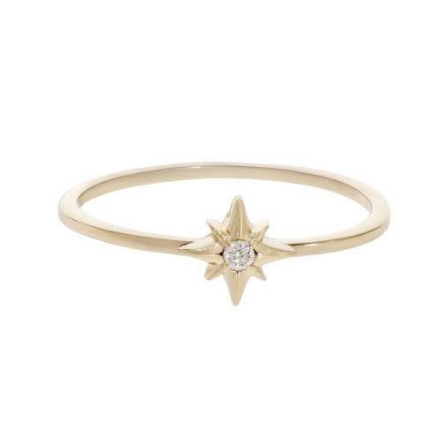 Inel De Logodna, Aur Galben, 14 k, 1.07 gr, cu Diamante, Cod Produs: 798207 - 2