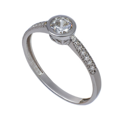 Inel De Logodna, Aur Alb, 14 k, 1.47 gr, Cod Produs: 798854 - 1