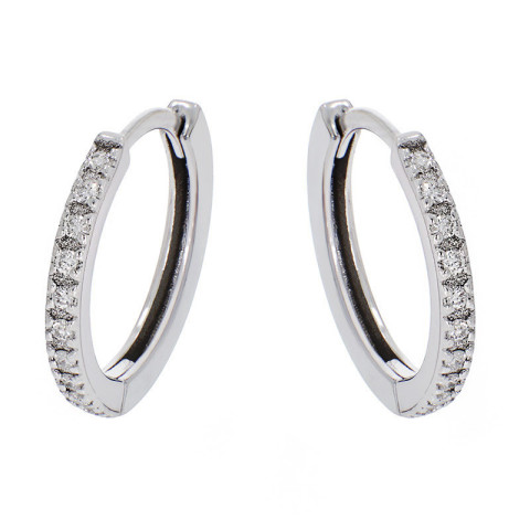 Cercei, Aur Alb, 14 k, 2.29 gr, Cod Produs: 805242 - 2