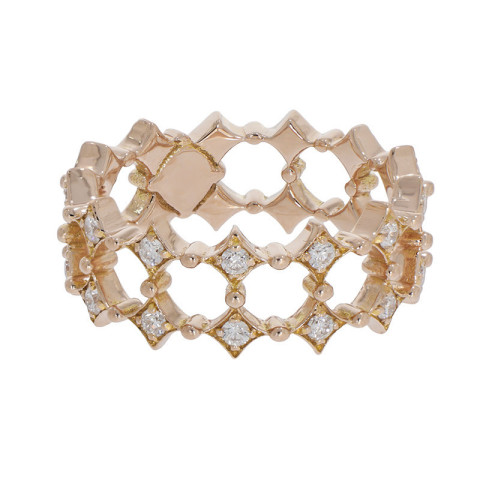 Inel, Aur Galben, 18 k, 5.51 gr, cu Diamante, Cod Produs: 807769 - 2