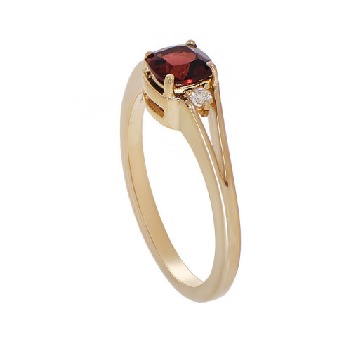 Inel De Logodna, Aur Galben, 14 k, 3.24 gr, cu Diamante, Cod Produs: 811139 - 2