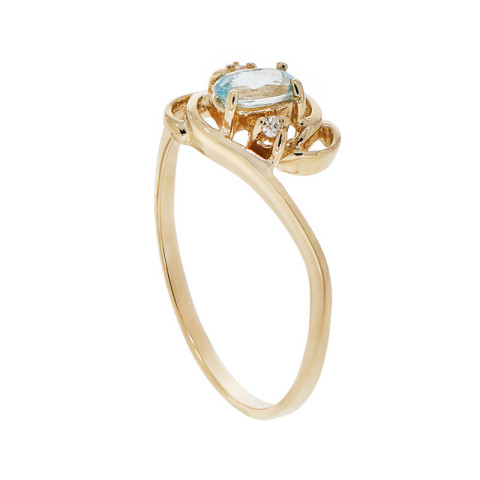 Inel De Logodna, Aur Galben, 14 k, 1.49 gr, Cod Produs: 812180 - 2