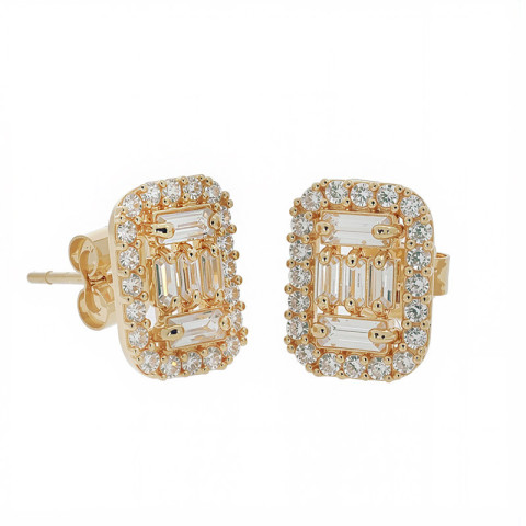 Cercei, Aur Galben, 14 k, 0.99 gr, Cod Produs: 821009 - 1