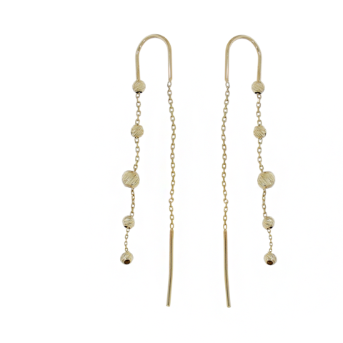 Cercei, Aur Galben, 14 k, 1.73 gr, Cod Produs: 822661 - 1