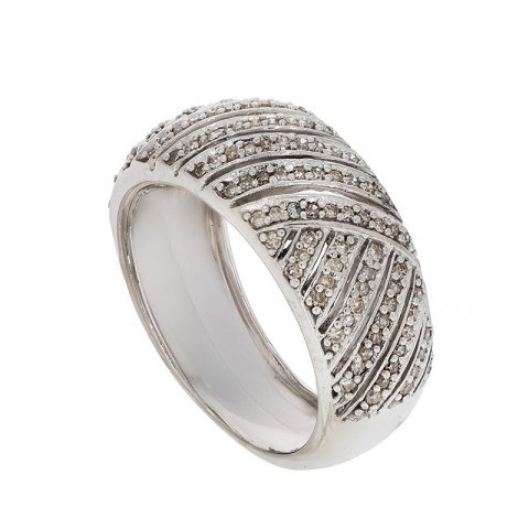 Inel, Aur Alb, 14 k, 7 gr, cu Diamante, Cod Produs: 823399 - 2