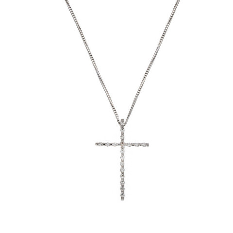 Colier, Aur Alb, 18 k, 3.68 gr, cu Diamante, Cod Produs: 823403 - 2