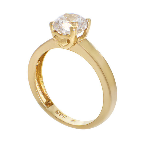 Inel De Logodna, Aur Galben, 14 k, 2.66 gr, Cod Produs: 827013 - 2