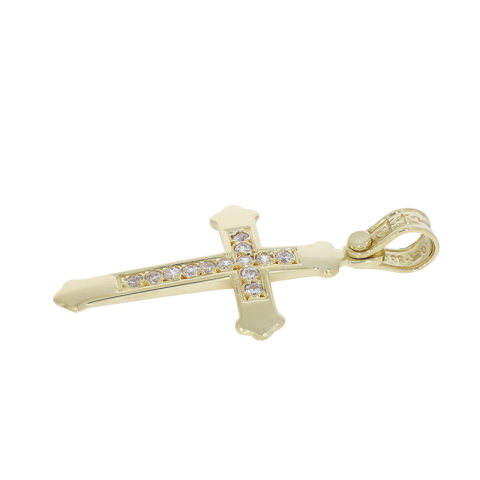 Pandantiv Cruce, Aur Galben, 18 k, 1.8 gr, Cod Produs: 830058 - 2