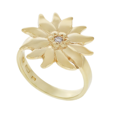 Inel, Aur Galben, 14 k, 5.26 gr, cu Diamante, Cod Produs: 831784 - 1