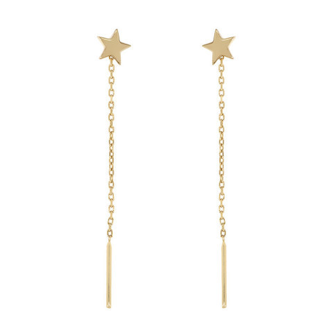 Cercei, Aur Galben, 14 k, 1.16 gr, Cod Produs: 833214 - 1