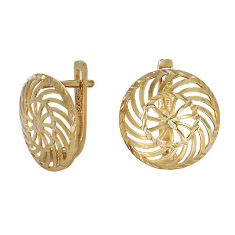 Cercei, Aur Galben, 14 k, 2.99 gr, Cod Produs: 833618 - 1